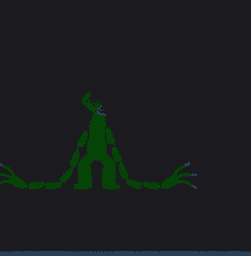 Scary Green From Roblox Rainbow Friends