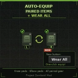 Auto-Equip Paired Items + Wear All