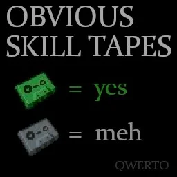Obvious Skill Tapes - highlight useful VHS tapes
