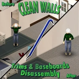 [B42] Clean Walls: Trims & Baseboards Disassembly