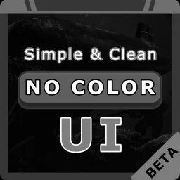 Simple Clean No Color UI
