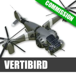 [COMMISSION] Vertibird (Fallout 2)