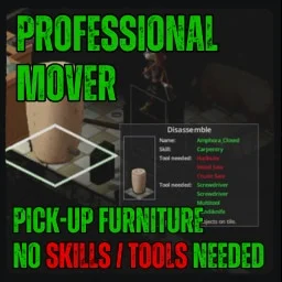 Professional Mover - Pick-Up Furniture Without Skills/Tools