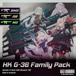 [GFL/Exilium] HK G-36 Family Pack