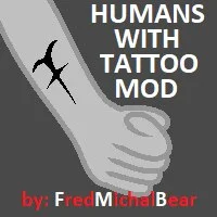 Humans with tattoo mod