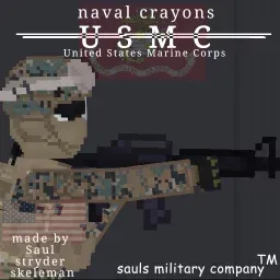 Naval crayons - Unites States Marine Corps